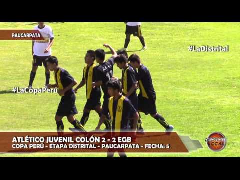 Copa Perú: Atlético Juvenil Colón 2 - 2 EGB / Paucarpata / Fecha: 5 - Deporte Local 2016