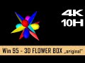 Windows 95 Screensaver 3D Flower Box 10 HOURS NO LOOP With Easter Egg 4K