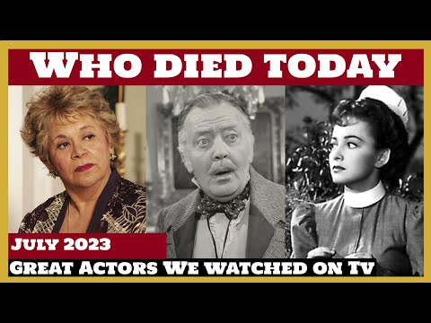 4 Famous Celebrities who died today 26th July - remembering big stars - 2023