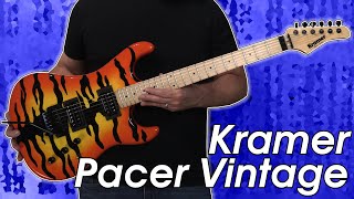 Video thumbnail for Eye Of the Tiger!!! | Kramer Pacer Vintage in TIGER STRIPE Demo & Review by Sean Pierce Johnson