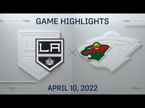 NHL Highlights | Kings vs. Wild - Apr. 10, 2022