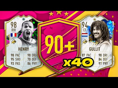 40x 90+ ICON PLAYER PICKS! 🥳 FIFA 23 Ultimate Team
