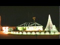 Peabody Christmas Light Show 2011 Savannah THX Opener With Water Fountain