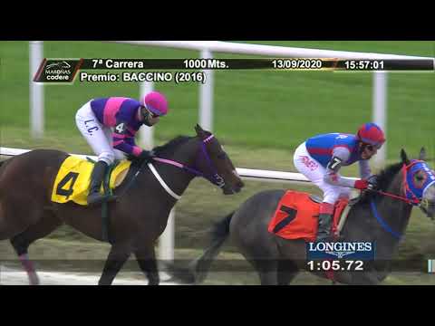 13/09/2020 – Hipodromo Maroñas – Carr 7 - BACCINO (2016)