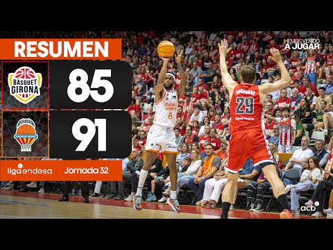 Bàsquet Girona - Valencia Basket (85-91) RESUMEN | Liga Endesa 2024-25