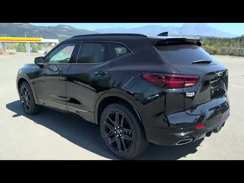 2025 Chevrolet Blazer RS AWD in Black for sale at Pacific Chevrolet Buick GMC Ltd in Port Alberni, BC