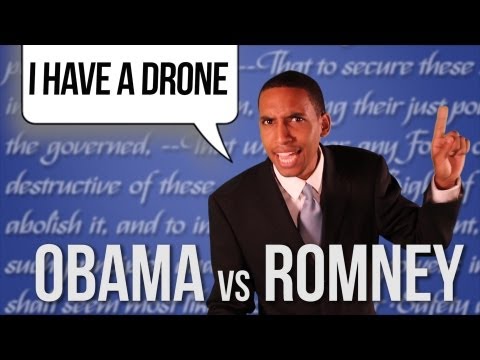 我有一架無人機--奧巴馬VS米特-羅姆尼 [RAP NEWS 16] 。 (I HAVE A DRONE - Barack Obama vs Mitt Romney [RAP NEWS 16])