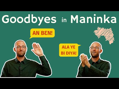 How to say goodbye in Malinké | Learn Maninka | Lesson 3