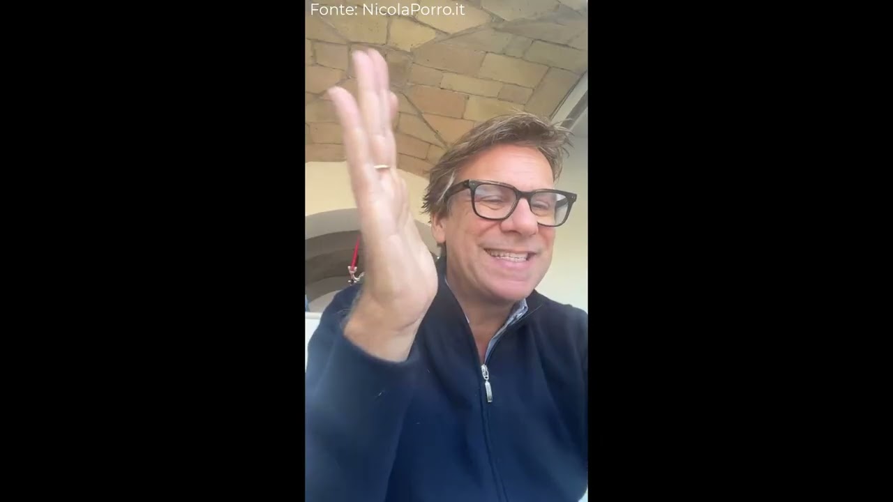 NICOLA PORRO: "INCREDIBILE, AVETE VISTO LA FOTO DI CONTE E FICO A BRACCETTO CON MASTELLA"