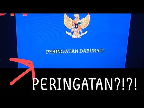 Muncul Peringatan Di Tv😨😨
