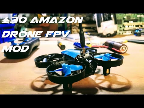 True FPV on a £30 Toy Quadcopter Drone for Beginners??! Modding the Snaptain SP350 with AIO Cam