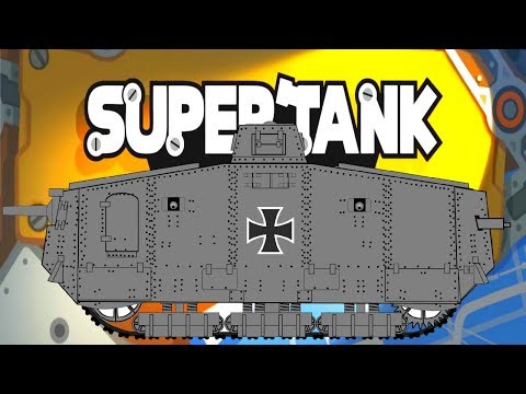 Super Tank Rumble Creations - A7V "Sturmpanzerwagen" ( WW1 Germany Heavy Tank )