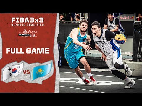 Korea v Kazakhstan | Men's - Full Game | FIBA 3x3 Olympic Qualifier | 3x3 Basketball