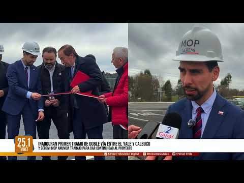 Alcalde de Calbuco y autoridades Inauguran primer tramo de doble vía entre El Yale y Calbuco