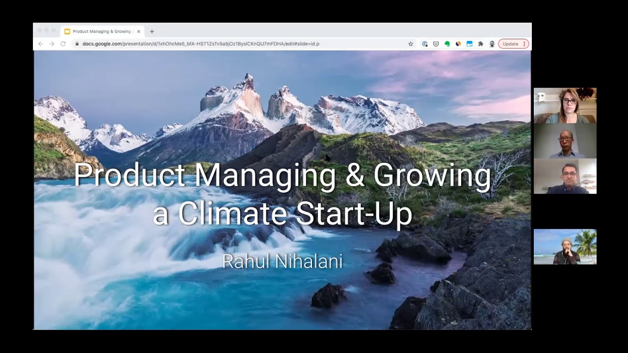 Product Managing & Growing a Climate Start-Up (Rahul Nihalani)