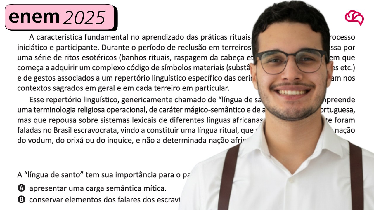 Resolução em Vídeo — Questão 20 ENEM 2025