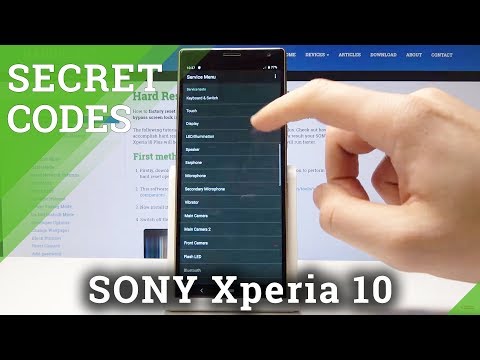 Secret Codes SONY Xperia 10 - Advanced Info / Hidden Mode