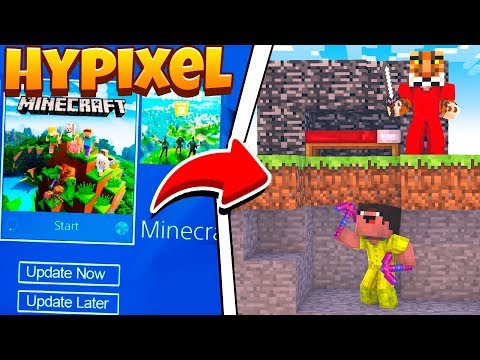 Insane Hypixel Bedwars Trick on PS4! Join Now!