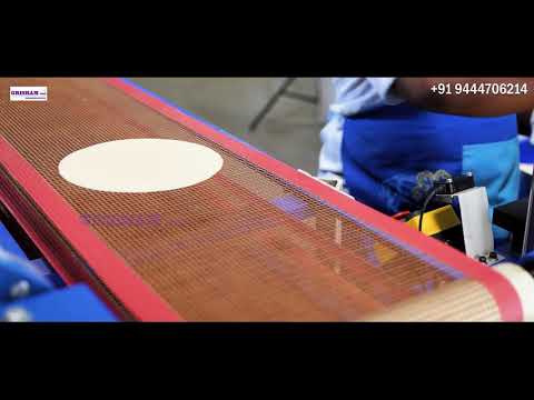 Pneumatic paratha double ball pressing machine