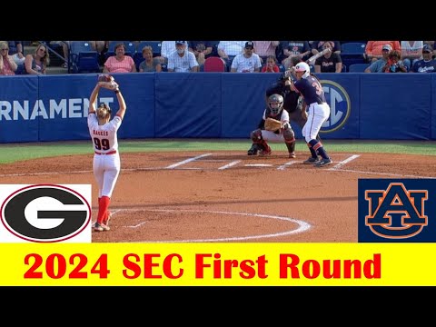 Auburn vs Georgia Softball Game Highlights, 2024 SEC Tournament First Round