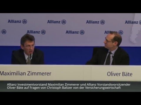 Allianz-Chef Bäte: "Lockere Geldpolitik ist eine Katastrophe!"