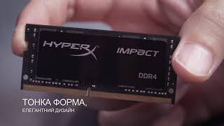 HyperX 8 GB SO-DIMM DDR4 2400 MHz Impact (HX424S14IB2/8) - відео 2