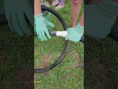 How to empty a pool really fast!