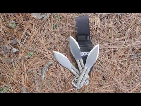SOG Fling Fixed Blade Throwing Knives FX41N-CP - video demo