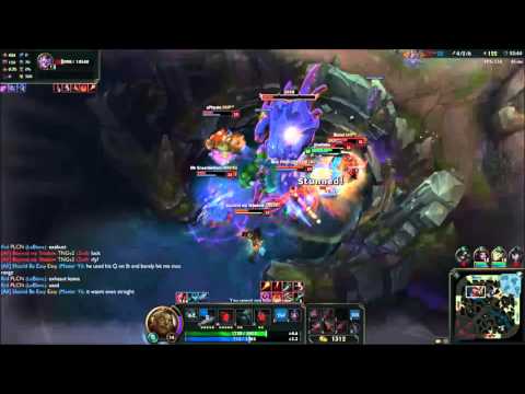 Illaoi Pentakill + Baron stealing Ranked Plat II 6.8