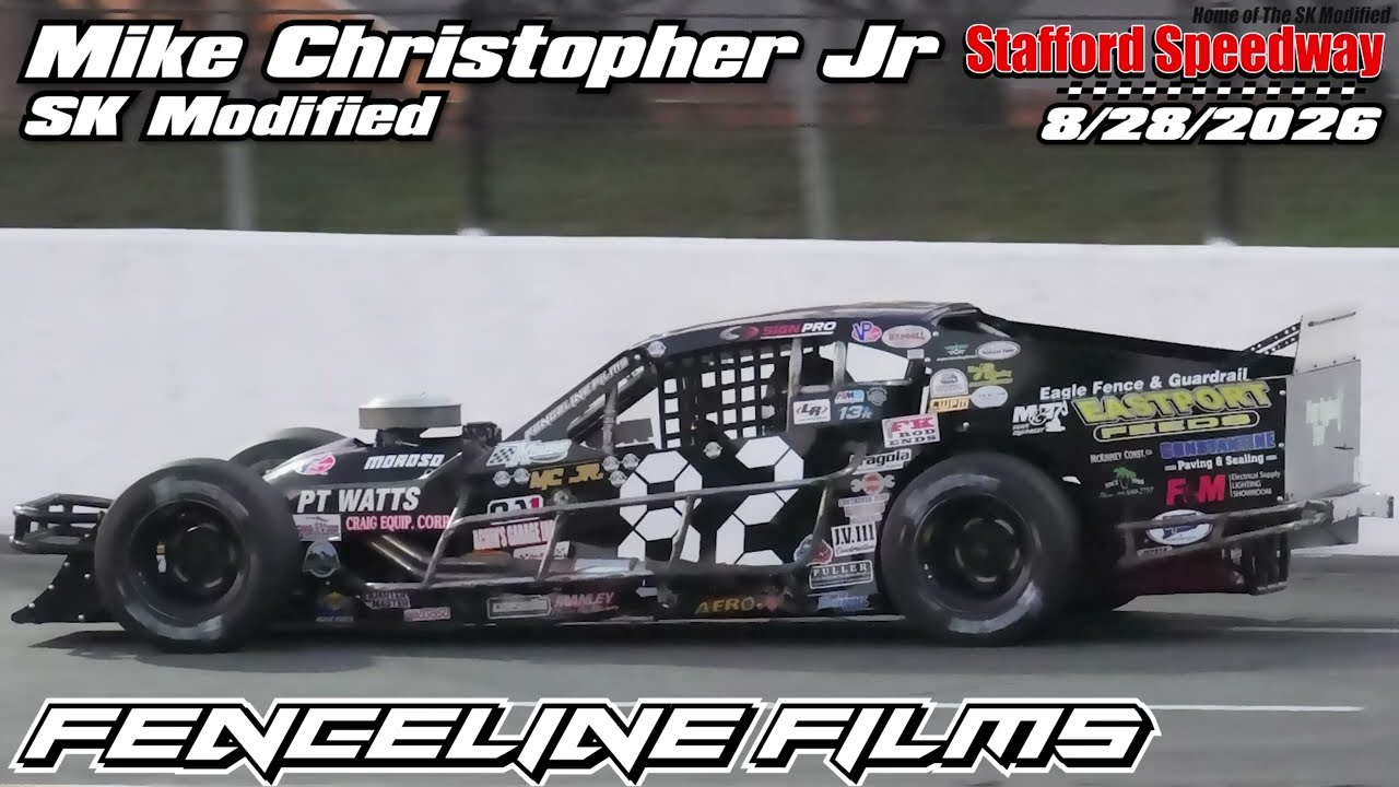 Mike Christopher Jr SK Modified at Stafford Speedway