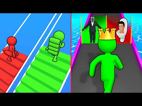 Bridge Race Vs Giant Rush🟢💥🟢Walkthrough TikTok 11111 Max Update Gameplay HH1