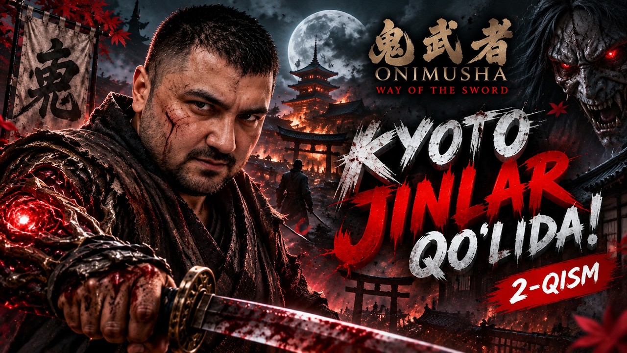 👹KYOTO JINLAR QO‘LIDA! ➜ Onimusha: Way of the Sword #2 (LIVE)