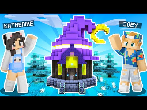 Spooky Minecraft Battle: Katherine vs Joey!