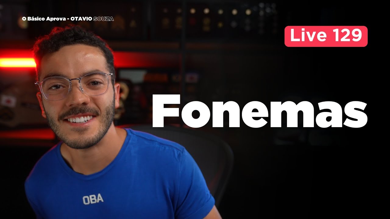 Língua Portuguesa: Fonemas | Live | Método OBA | PMMG