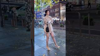 beautiful girl street fashion outfits style #tiktok #chinesefashion #mejoresstreetfashion #shorts