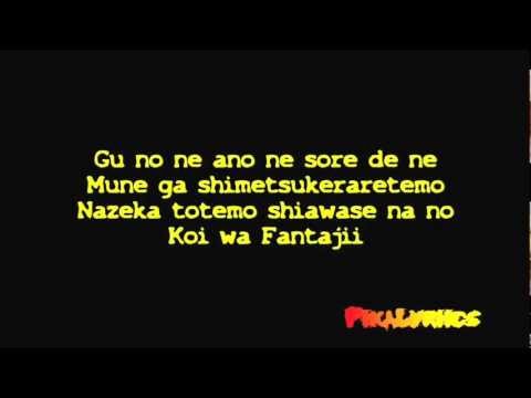 Fairy Tail - Ending 1 [Official Lyrics Video] [HD/HQ]