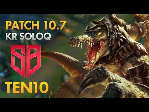 Sandbox Gaming Ten10 - Mid Lane: Renekton vs Rumble - KDA 17/3/17