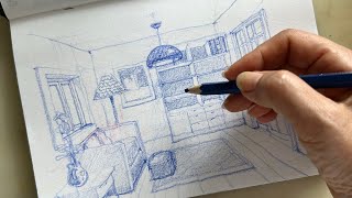 One Point Perspective PART 2 .