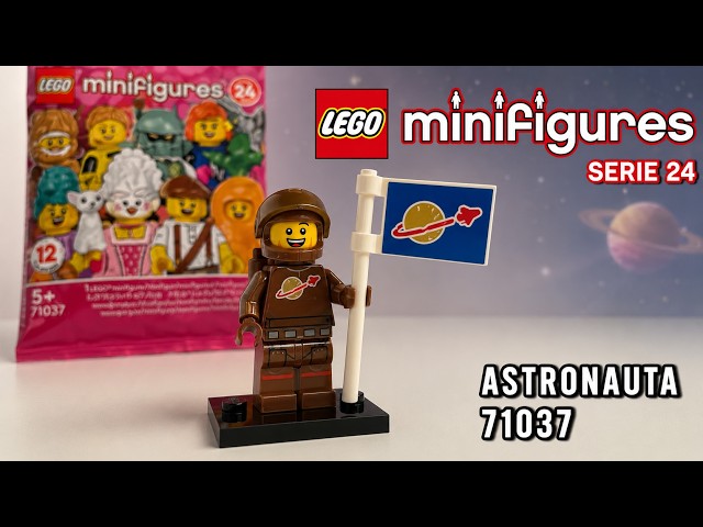 Vídeo relacionado con Lego Minifiguras coleccionables Serie 24 - Astronauta marrón y Spacebaby 71037