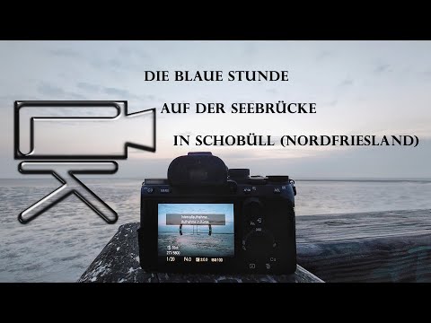 [Zeitraffer] Die Blaue Stunde auf der Seebrücke in Schobüll [4K]