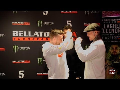 Bellator Dublin: James Gallagher vs. Cal Ellenor Media Day Face off