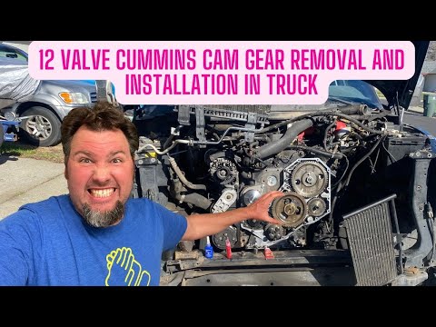 12 Valve Cummins Cam Gear Removal and Installation in Truck