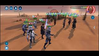SWGOH GAS (Rex Cron) vs Pirate King Hondo 5v5 GAC