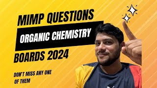 Most important questions from exercise for organic chemistry ! BOARDS 2024