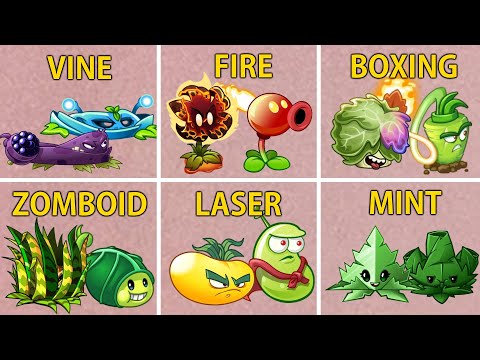 PvZ 2 - 6 Best Pair Plants Battlez - Which Team Plant Will Win? PvZ 2 Team plant Vs Team Plant