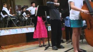 Tommy playing Twinkle Twinkle Little Star