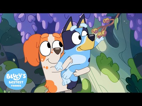 Bluey and Mia Make a Fairy Garden 🧚‍♀️ ✨ | Barky Boats | Bluey's Bestest Friends - Official Channel