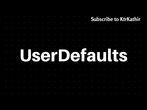 What is UserDefaults? How to implement in Swift? | Xcode 11 | KtrKathir