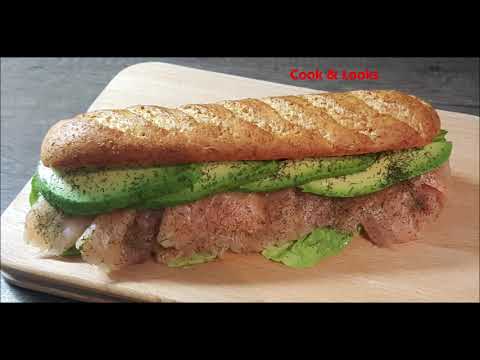 Une recette aussi simple que bonne de Sandwich Norvégien au saumon fumé et avocat
