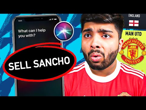 I ASK SIRI who to SELL!!😱 - FIFA 22 MAN UNITED CAREER MODE EP18